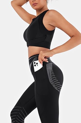 Fanka Body Sculpt Recovery Leggings Full-Length, Reversible, Compression Support for Muscle Recovery and Post-Workout Relief4