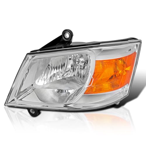 SPEC-D TUNING Chrome Housing Clear Lens Driver Left Side Headlight