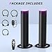 Sound Bar,100W Sound Bar for Smart TV with 3 RGB Lights Modes, Bluetooth 5.3, ARC/Opt/AUX Connect, Detachable 2-in-1 Speaker, 3 Equalizer Modes, Bass Surround Soundbar for TV/PC/Gaming/Projectors