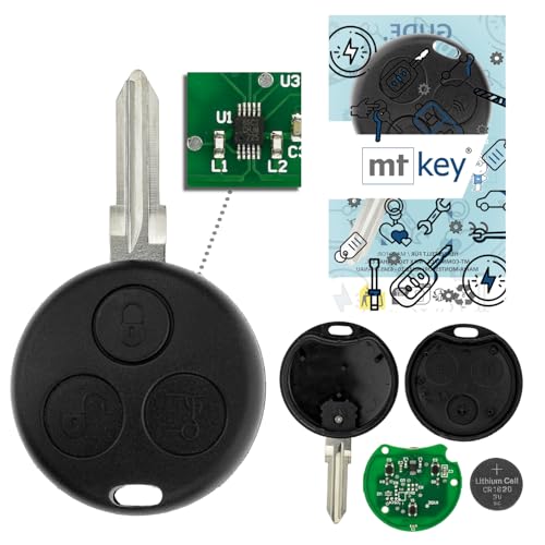 Émetteur de clé radio 434 MHz AB MODPF pour Smart 450 City Fortwo