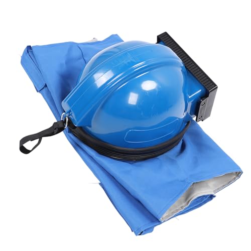Capucha de chorro de arena profesional con traje sin mangas y ventilación ajustable 7