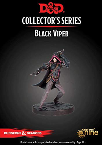 Gale Force Nine D&D: Waterdeep Dragon Heist 71072 Black Viper - Figura de dragón Salvaje (1 Figura)