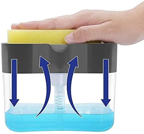 REDITEX Soap Dispenser with Added Features - Dish Soap Dispenser - Countertop Kitchen Soap Dispenser, Sink Dish Washing Soap Dispenser 2