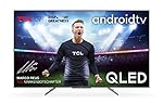 TCL 50C715 QLED Fernseher 127 cm (50 Zoll) Smart TV (4K Ultra HD, HDR 10+, Dolby Vision Atmos, Triple Tuner, Android TV, Hands-Free Voice Control, Google Assistant & Alexa, rahmenloses Metalldesign)