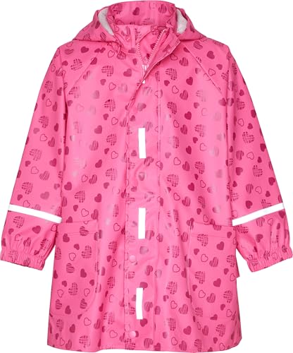 Playshoes Regen-Set Regenlatzhose, einfarbig, Herzen, 98 (2 Stück) Unisex Kinder, Einfarbige Herzen, 98 cm – Ansicht 6
