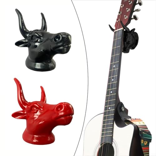 BlissfulAbode Support mural pour guitare Design élégant et fonctionnel Rouge - Les Beatles, Paul McCartney, John Lennon, RIngo Starr, George Harrison BlissfulAbode Support mural pour guitare Design élégant et fonctionnel Rouge – Image 7