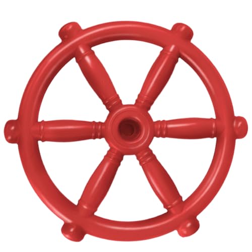 Juguete de directorio 12x12 Pulgadas Color sólido Realista Remolero de dirección 360 ° PLÁSCO ROTATABLE para Barco Pirate Swelt SWELLE, Juegos Red Toys