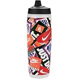 NIKE ナイキ リフュエル ボトル 24oz グラフィック クリア/ブラック/ライトクリムゾン HY6030-918