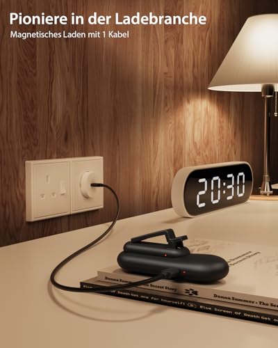 Stouchi Fernbedienung Seitenwenden zum Lesen für Kindle, Tolino, Paperwhite, Colorsoft, Oasis, Scribe eReader Zubehör, Magnetischer Clicker Page Turner Umblättern für Kindle,iPad,Tablet-Schwarz