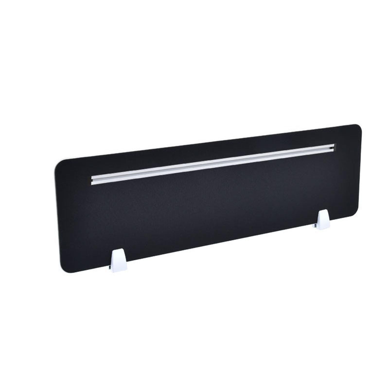 HJYCLFAZU Acoustic Privacy Panel for Desk, Soundproof Divider Independent Workstations, Table Separator Sit-Stand Desks (Black, 80cm x 30cm)