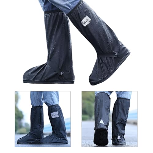 SZYDD Waterproof Motorcycle Rain Comfortable Wearing for Motorcyclists Keep Your Shoes Dry & Safe PVC