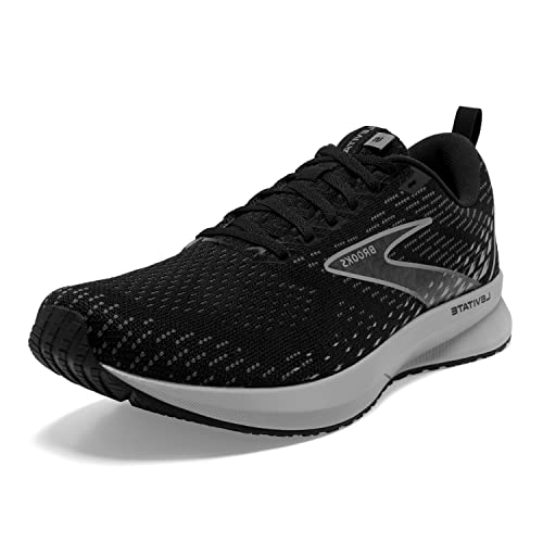 Brooks Levitate 5 - Scarpa da corsa da uomo neutra, nero/ebano/grigio., 42.5 EU
