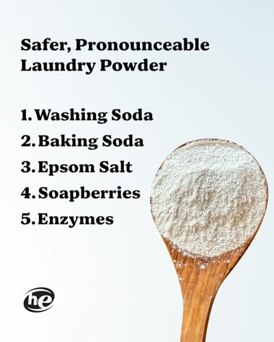 Pronounce Laundry Detergent Powder Alternative | Earth-Derived Ingredients, Eco-Friendly, Safer for Sensitive Skin, Eczema, and Babies. Stain + Smell Fighting. HE Safe (Unscented, 120 Loads) - Image 4