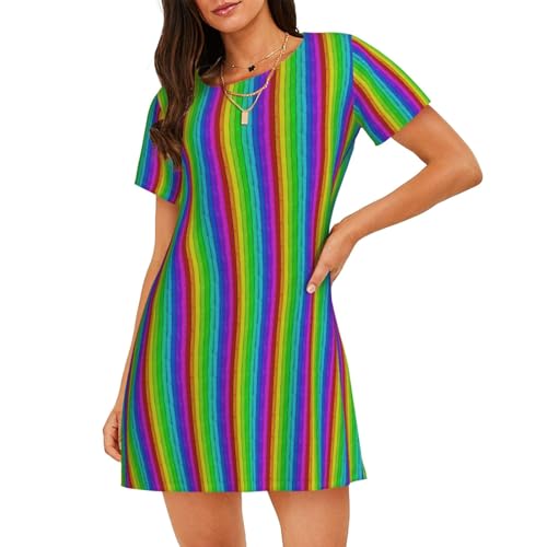 Chemise de nuit respirante anti-chaleur à manches courtes pour femme