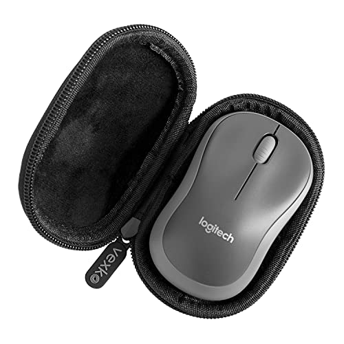 Vexko Hard Case for Logitech M185 Compatible with M186 and M187, Black