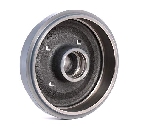 2x FEBI BILSTEIN Tambor de freno 02123 eje trasero para VW GOLF II (19E, 1G1)