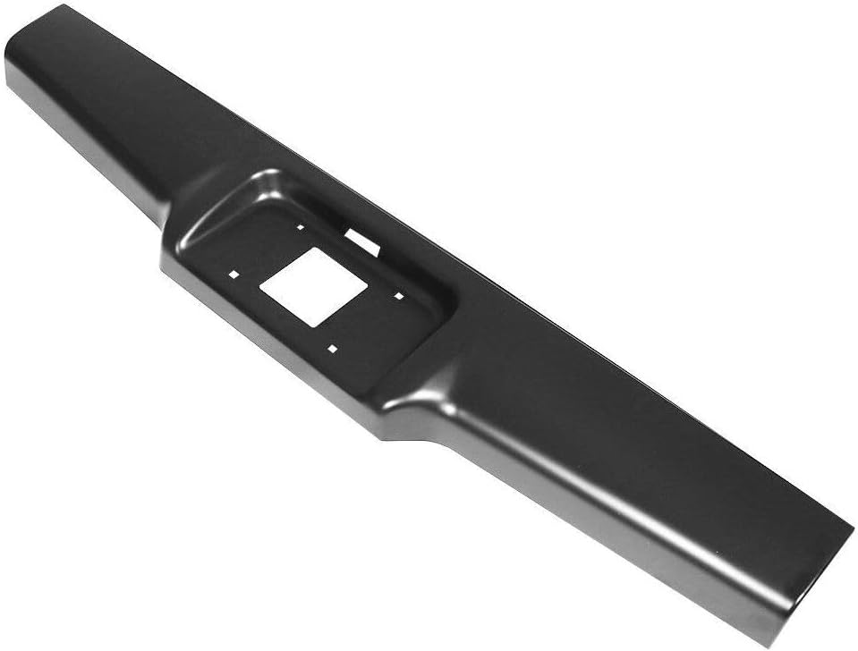 Rear Steel Bumper Roll Pan w/for Chevy for GMC for Sonoma 1991-1993 for S15 1982-1990 Pickup Black