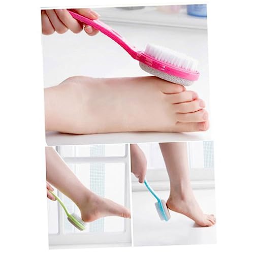 Gogogmee Foot Stone Brush for Exfoliating Foot Brush Pumice Massage Tool Random Color
