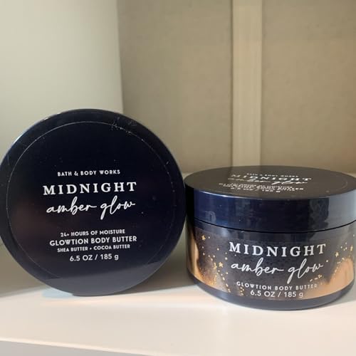 2 MIDNIGHT AMBER GLOW Glowtion BATH Body Butter