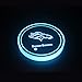 Produktbild OZ6YA Bu-ff-alo Bi-lls 2 Stück LED-Getränkehalter Licht LED Car Coaster 7 Farbe beleuchteter Untersetzer USB Ladegerät Untersetzer Zubehör InnenausstattungBeleuchtung Innenbeleuchtung Stil 4