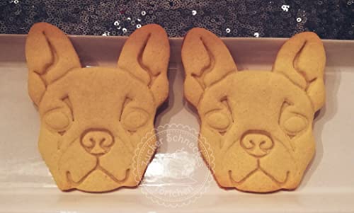 3DREAMS Keksausstecher Frenchy Hunde Ausstecher French Bulldog Ausstechform Ausstecher Weihnachten Ostern Geschenk