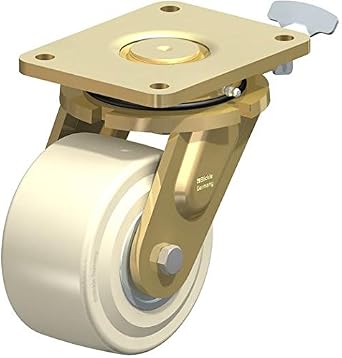Blickle LS-GSPO 152K-35-RI4 Swivel Caster, 5.91" Wheel Diameter, 6600 lb. Load Capacity