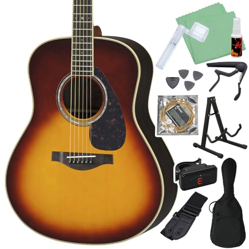 YAMAHA LL6 are アコースティックギター セット Amazon | YAMAHA LL6 ARE BL アコースティックギター初心者12点