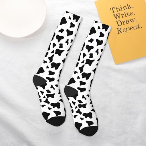 Image of Knee High Socks for Women Girls Fashion Women's Festival Stockings for Casual Running Work Travel