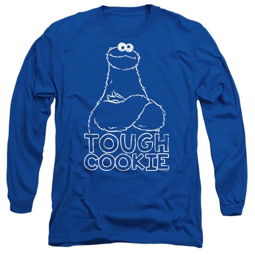 Sesame Street Touch Cookie T-Shirt Mixte Royal Anti Déformation