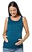 Produktbild HAPPY MAMA. Damen Stillzeit Umstands-Top Westeober Lagendesign Ärmelloses. 042p (Flaschengrün, 36, S)