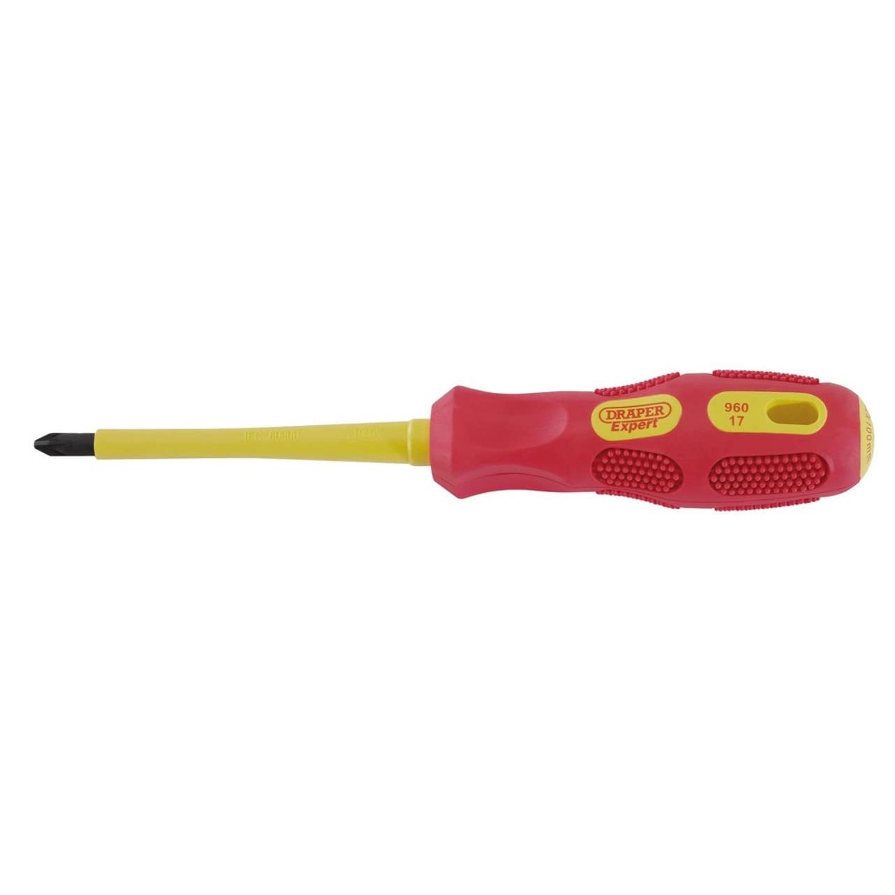 Draper Vde Approved Fully Insulated Pz Type ScrewdriverNo.2 X 100mm (Display Packed) 69229 from B&Q