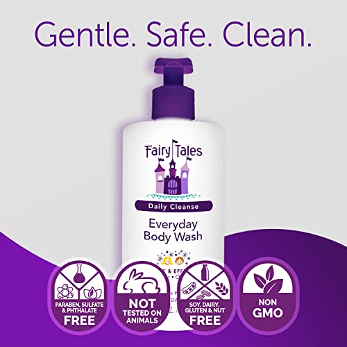 Fairy Tales Daily Cleanse Kids Body Wash, Everyday Body Wash For Kids And Toddler- Soap For Bath Or Shower, No Harsh Chemicals Or Toxins - 16Oz #TOP3