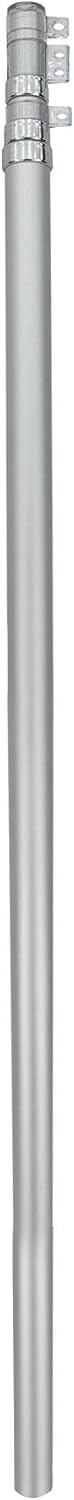 RecPro 19' 6" Portable Flagpole Telescoping Aluminum Pole with US Flag Great for Tailgating and Camping