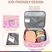 Bagseri Kids Lunch Bag Girls - Thermal Insulated Lunch Box Tote with Water Bottle Holder, Reusable Leak-Proof Kids Lunch Box for Daycare & School, Glitter Pink Unicorn (Containers Not Included)