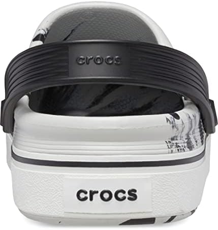 Crocs Unisex Off Court Clogs, Slip On Shoes, Black/White, Numeric_3 US Men | Image 4