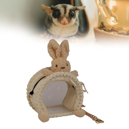 Yajuyi Bolsa transportadora de pássaros, bolsa de saída de animais pequenos, bolsa com janela visíve
