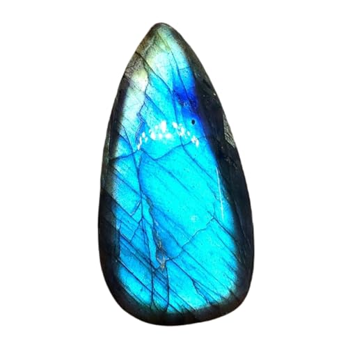 Labradorite véritable en cabochon poire de qualité gemme pour pendentif