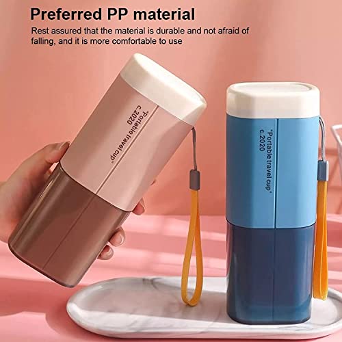 Image of Wafeeq Polypropylene Portable Travel Toothbrush Case Holder Bathroom Organizer Travel Container Toothpaste Storage Box For Camping Business School Trip Bathroom (Multicolor, Pack Of 3)
