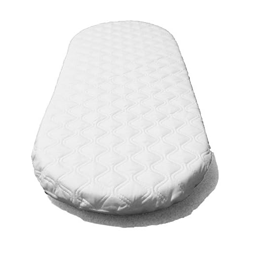 SUZY Microfibre Hypoallergenic Moses Basket Mattress 66×28 x 4cm Thick OVAL SHAPED Will Fit Mothercare Moses Baskets