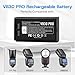 ANTIEE VB30 VB26 Flash Battery -VB26A VB26B Rechargeable Lithium Battery Pack for GODOX V1PRO, V1, AD100PRO, V860III, V850III Camera Flash Speedlite Replacement Battery with Type-C Cable (2-Pack)
