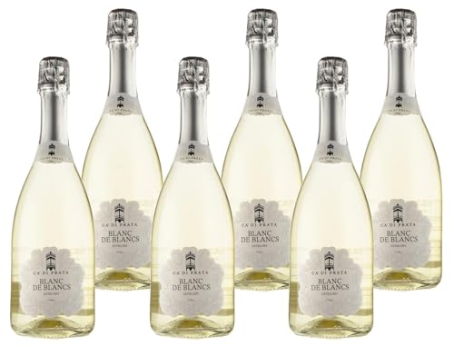 Cà di Prata Blanc de Blancs Extra Dry Vsq - Cartone da 6 x 750 ML