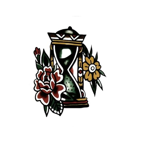 Livwellia 1Pcs Hand Flower Rose Fake Tattoo Stickers Waterproof Temporary