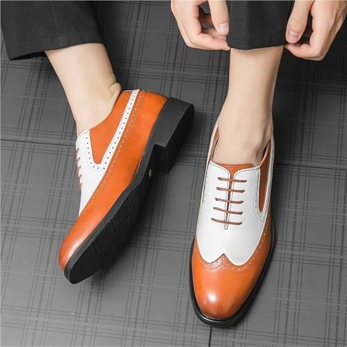 Leather Lace Up Oxford Shoes for Men Stylish and Comfortable for All Business and Formal Events2