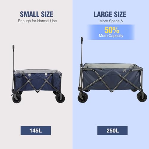 Chariot utilitaire pliable pour le sable REDCAMP robuste et extra large pour sport