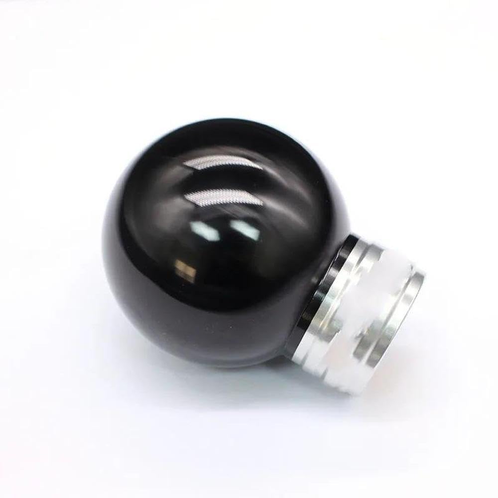 Sxqpocar Black Manual Aluminum Real Carbon Fiber Gear Shift Knob For Toyota 86 For Gr86 For Subaru Brz For Wrx For Sti 2022 2023 Shift Lever Head(Black)