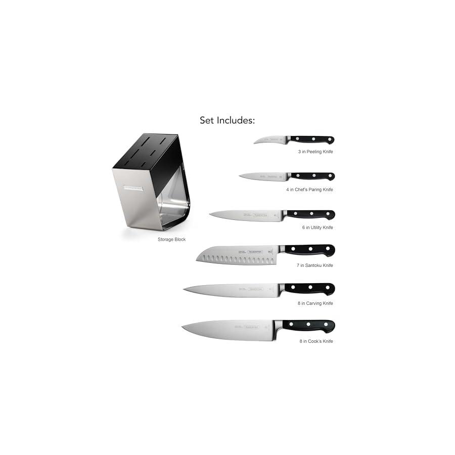 Tramontina-Pro-Series-Forged-7-Piece-Kitchen-Knife-Block-Set Tramontina Pro Series Forged 7-Piece Kitchen Knife Block Set