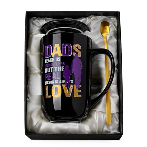 18oz Large Black Dad Mug