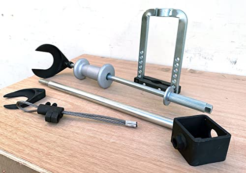 Master Inner CV Joint Puller Assembly & Slide Hammer, 63mm 48mm Fork Adapters NEW