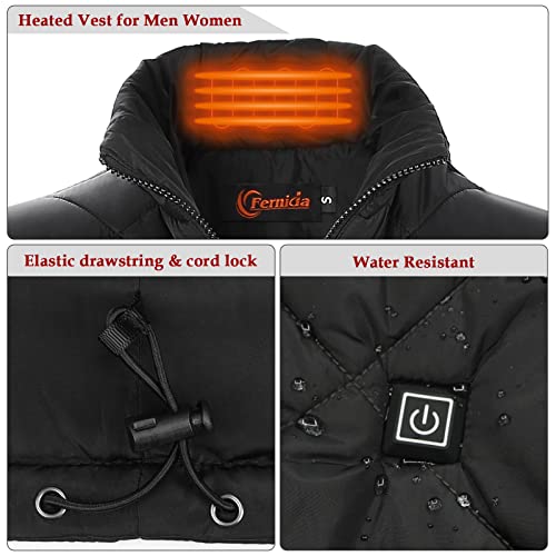 Fernida Lightweight Heated Vest For Women Men, Usb Heated Vest For Winter Outdoor Body Warming thumb #2