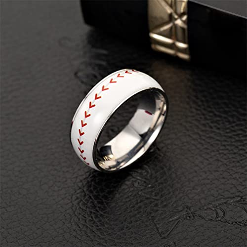 Image of PAMTIER Unisex Spinner Unique NBA Basketball Ring | Stainless Steel, Outdoor Sport Band, Charming Jewelry